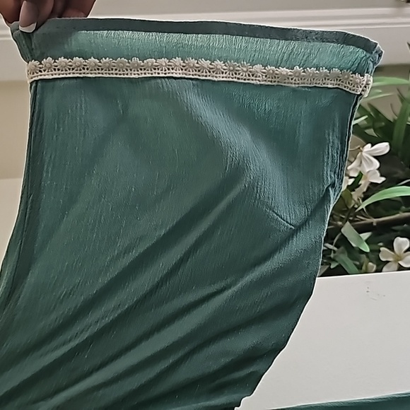 🟡XHILARATION Cold-Shoulder Tunic (Teal, L) - Picture 3 of 11